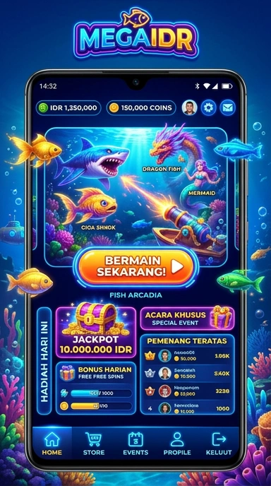 megaidr — layar beranda